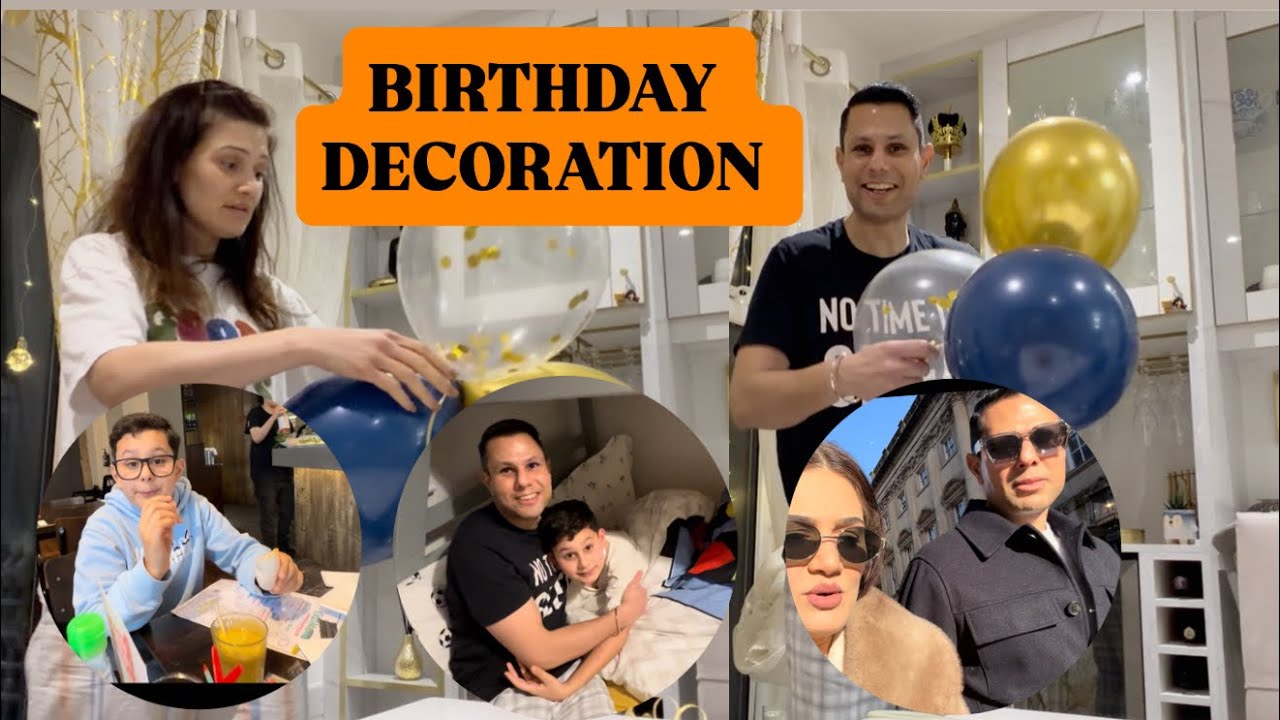 Decorating Our Home For Abir’s 11th Birthday | Birthday Surprise Prep + My Husband’s Reactions 😂🙈