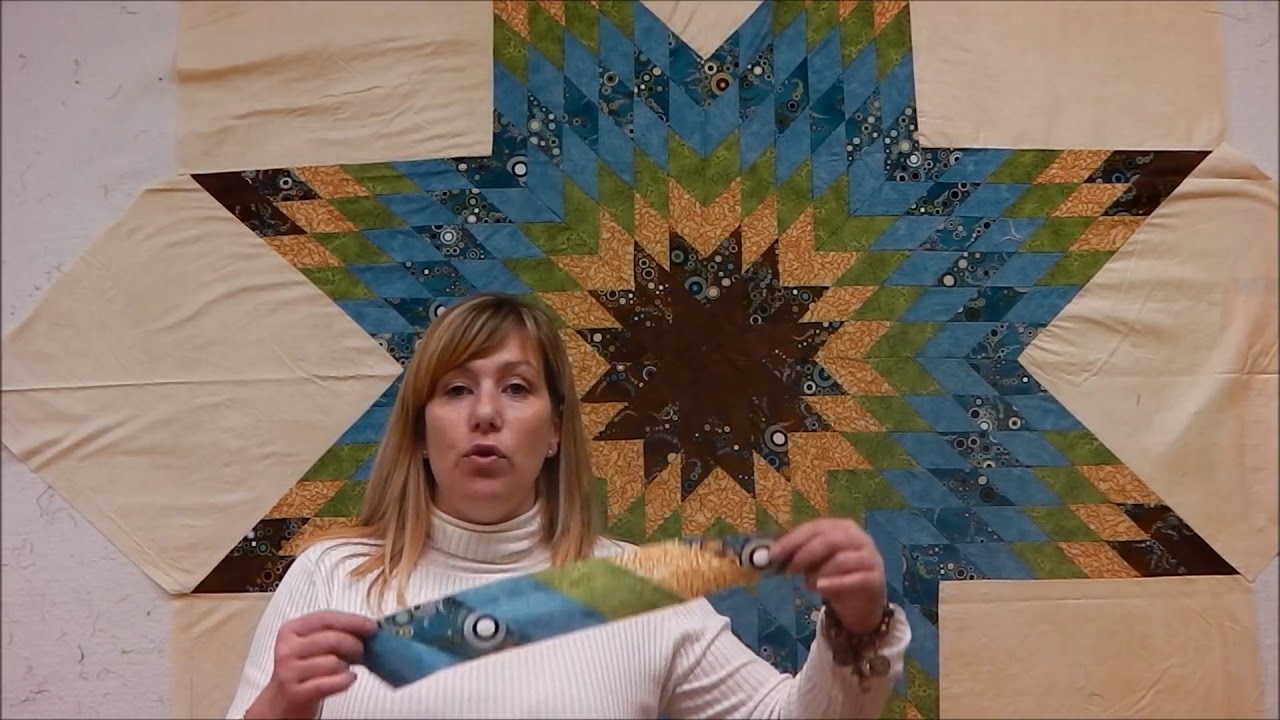 L'Étoile de Bethléem - explication de la confection en patchwork