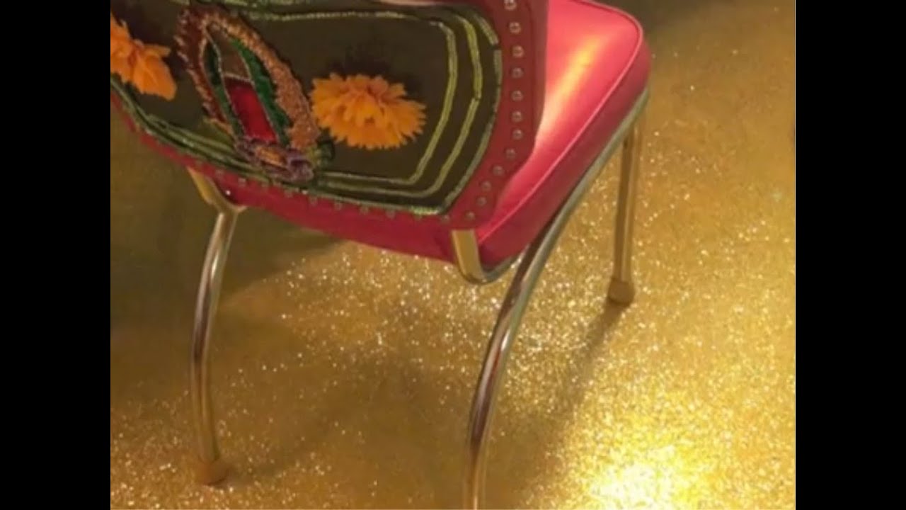 How To Glitter A Floor || DIY Project