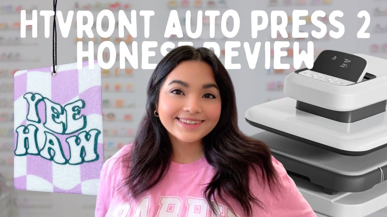 HTVront Auto Press 2 Review | making air fresheners | sublimation automatic heat press