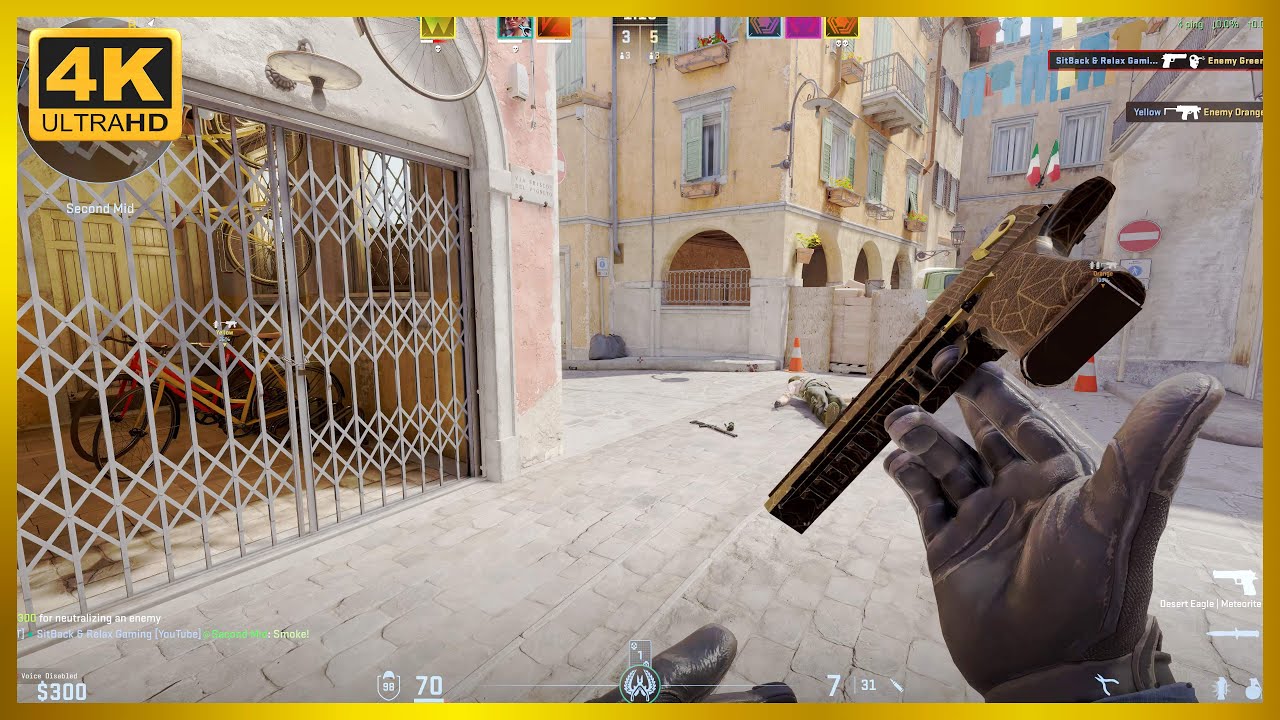 Counter Strike 2 Inferno Ranked Gameplay 4K