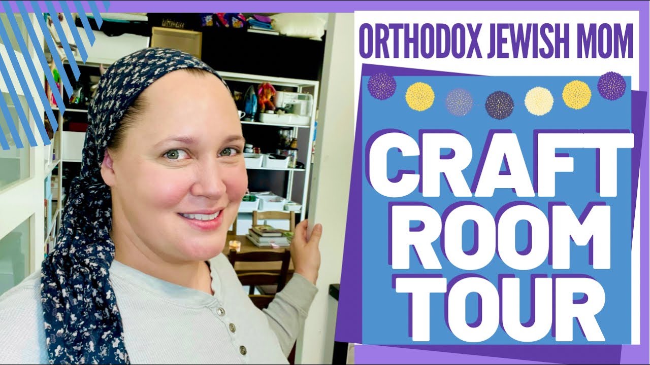 IKEA CRAFT ROOM TOUR | IKEA Organization | Orthodox Jewish Mom (Homeschool Room Tour)