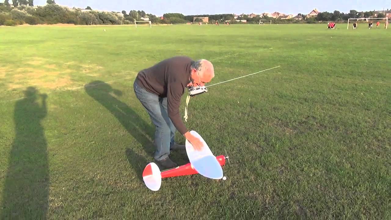 Keil Kraft Scorpion (1947) re-born. Old timer RC plane fitted for electric flight, 1066 Hastings