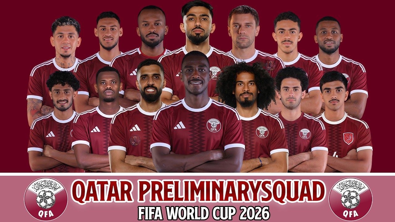 🇶🇦 QATAR​ Preliminary Squad For FIFA World Cup 2026 | Qatar Squad 2026