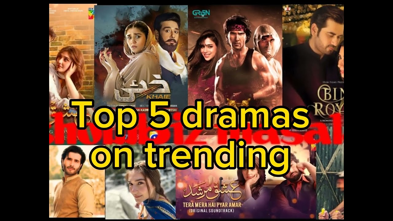 Top five Dramas trending on YouTube this month February 2024/most watched drama on YouTube