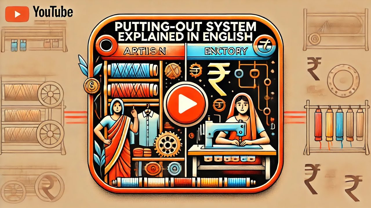 What is a Putting out system?English  #weavers #merchant