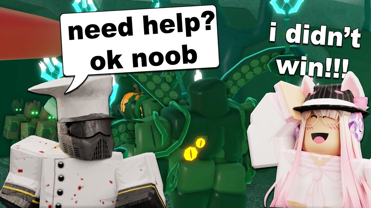 i helped NOOBs get their 1st win in TDS.. ROBLOX