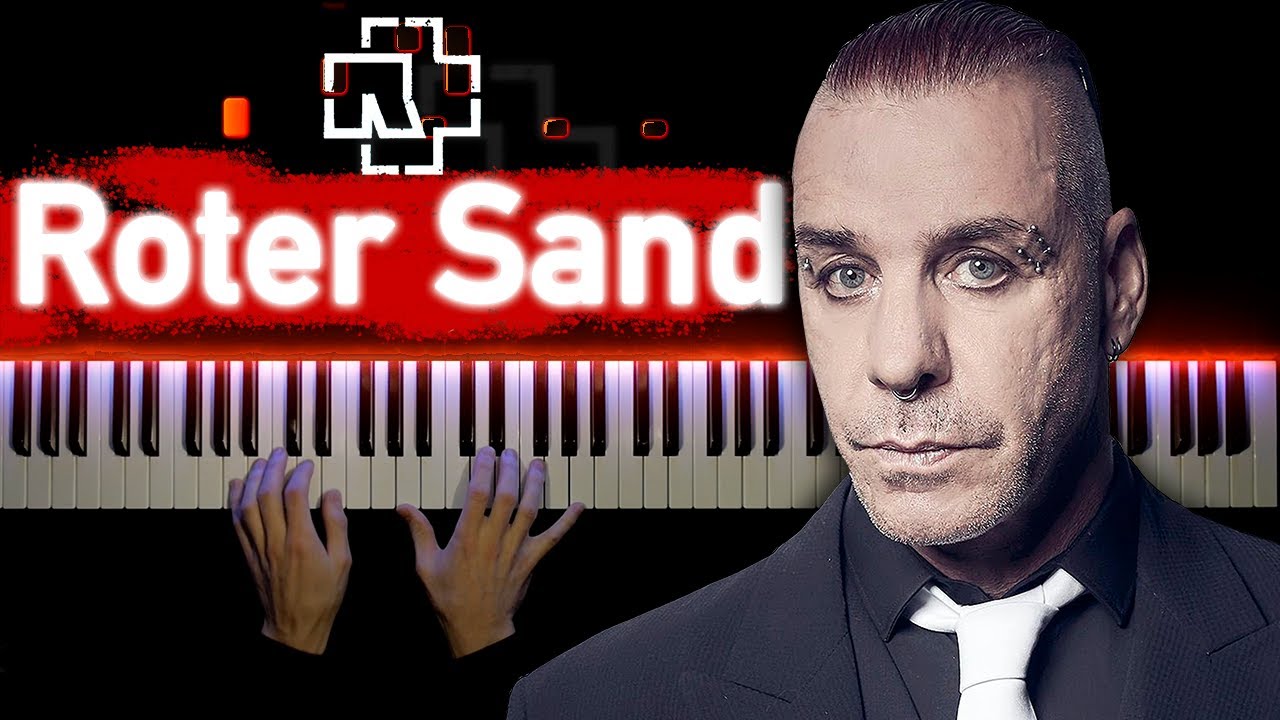 Rammstein - Roter Sand | На пианино