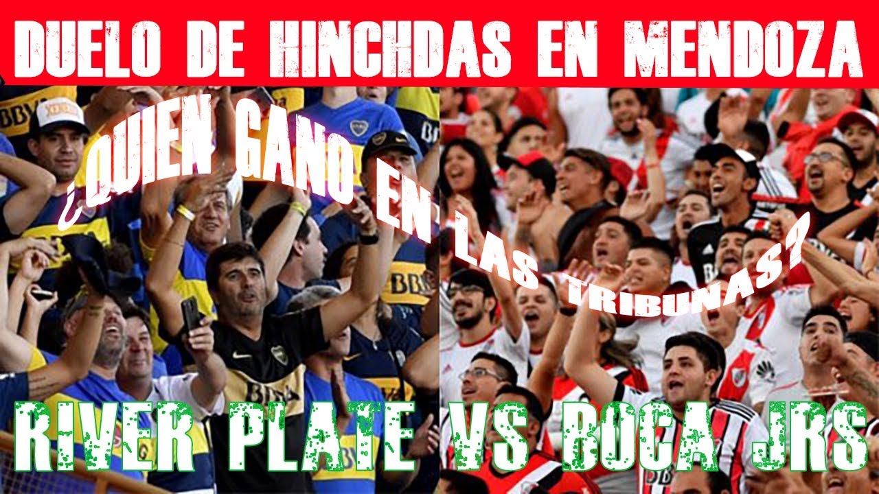 Duelo de HINCHADAS de RIVER y BOCA en Mendoza
