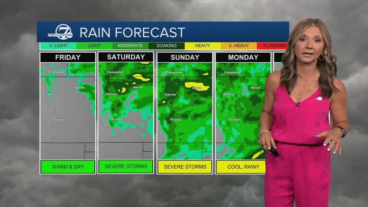 A warm and dry end to the week for Denver