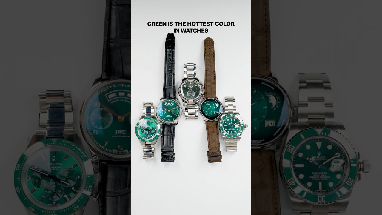 Green Is the Hottest Color in Watches: 5 Stunning Examples l SwissWatchExpo