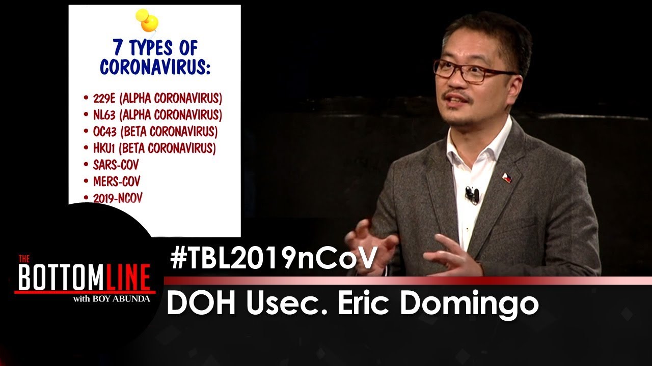 DOH Usec. Eric Domingo explains what coronavirus is | The Bottomline