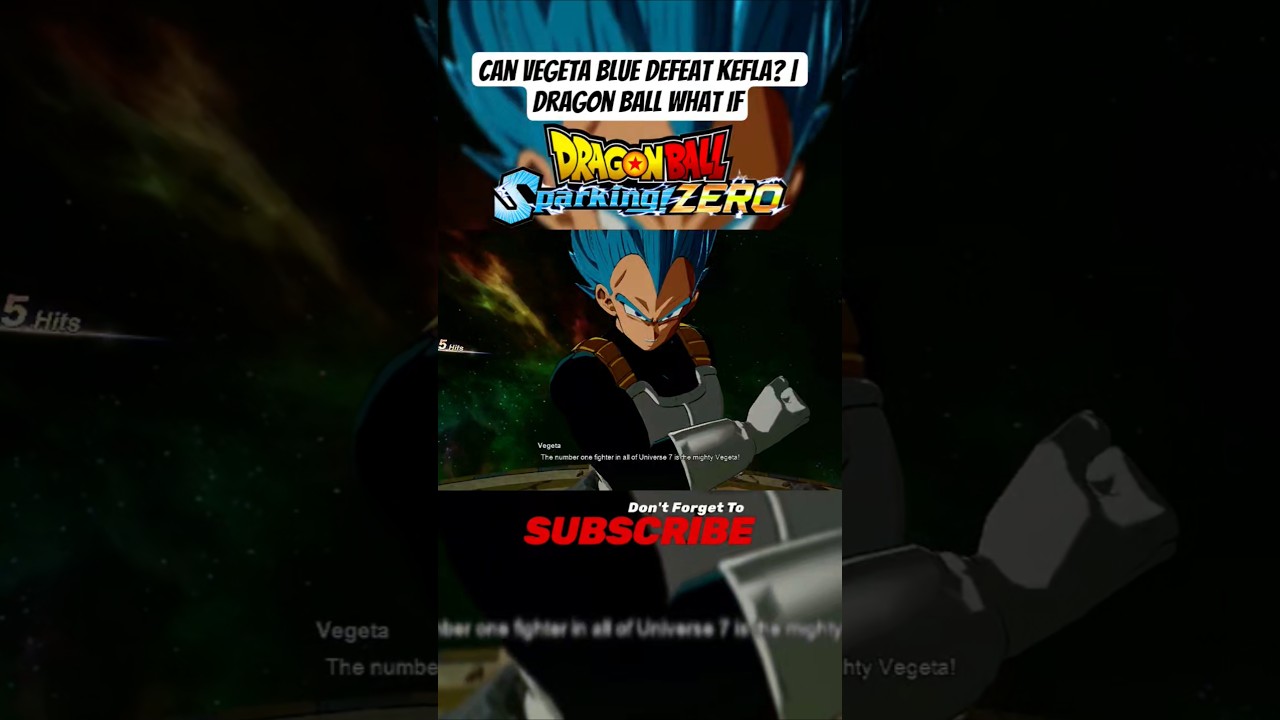 Can Vegeta Blue Defeat Kefla? | Dragon Ball What If 