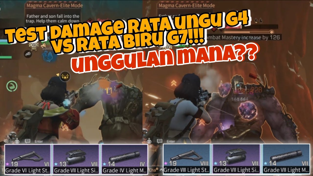 [Guider of Dawn]Perbandingan Acc set purple g4 vs blue g7 worth it mana? - Lifeafter