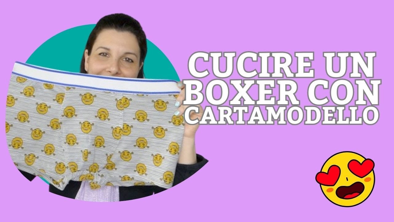 Cucire un boxer uomo o bambino, con cartamodello