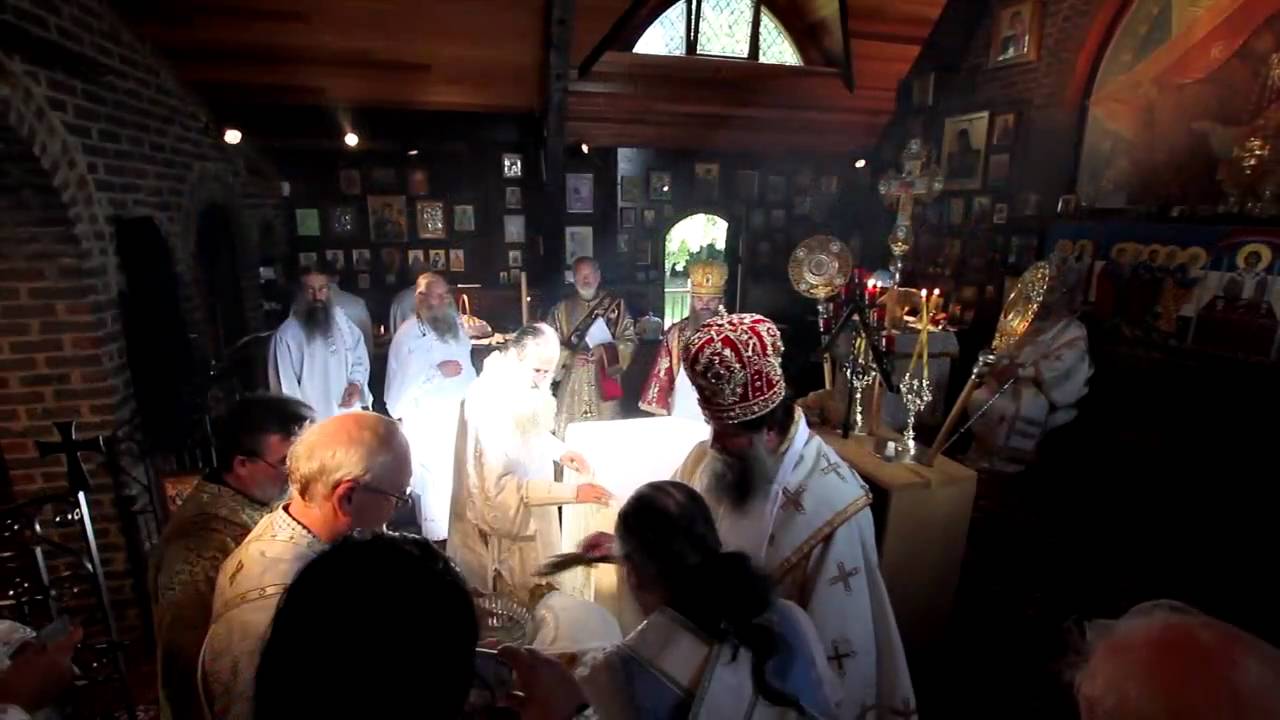 Consecration of the Church at St. Edwards brotherhood, Brookwood, London