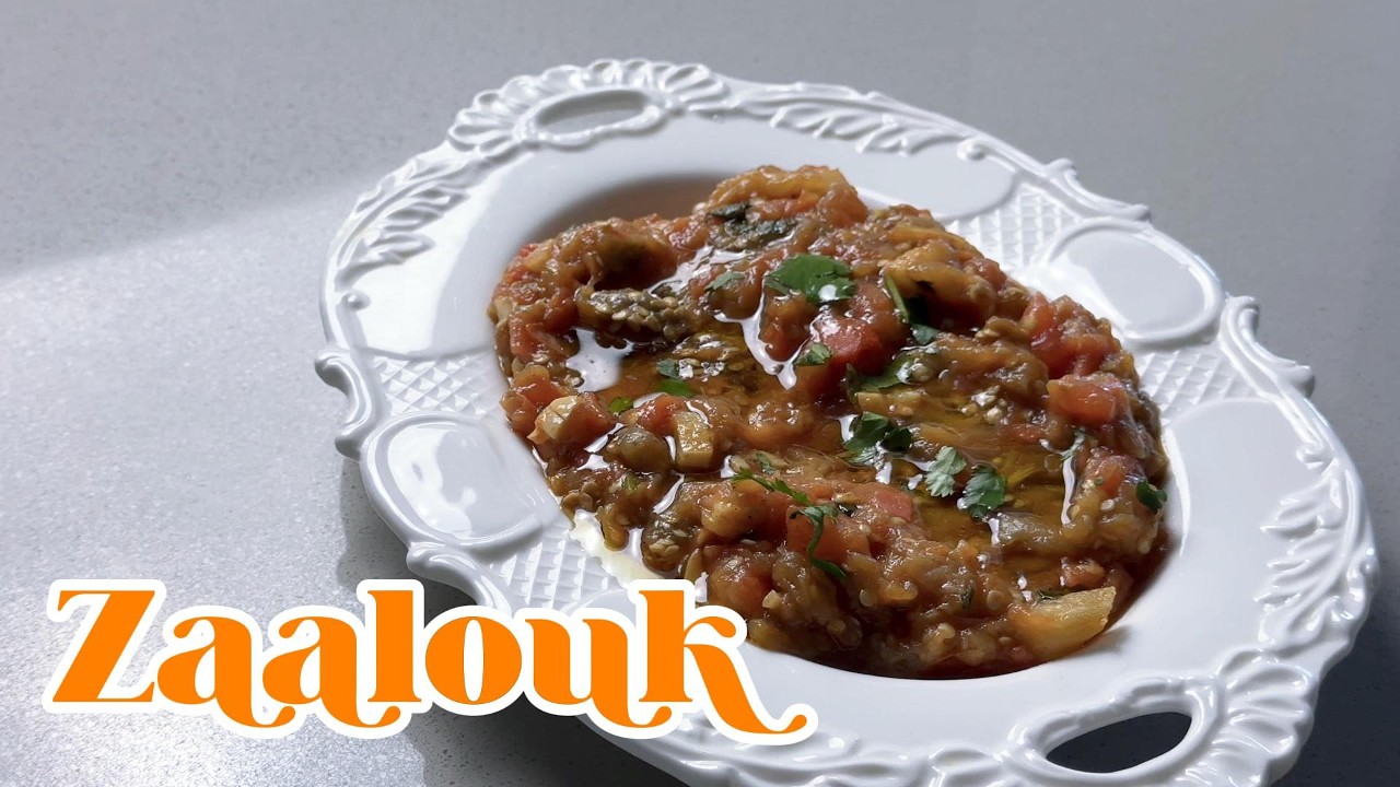 How to Make Zaalouk - Traditional Moroccan Eggplant Salad