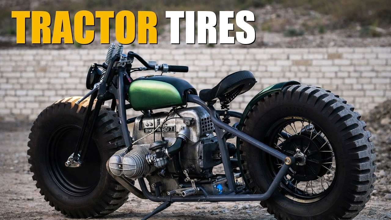 Строительство самого большого в мире BMW R80 Bobber