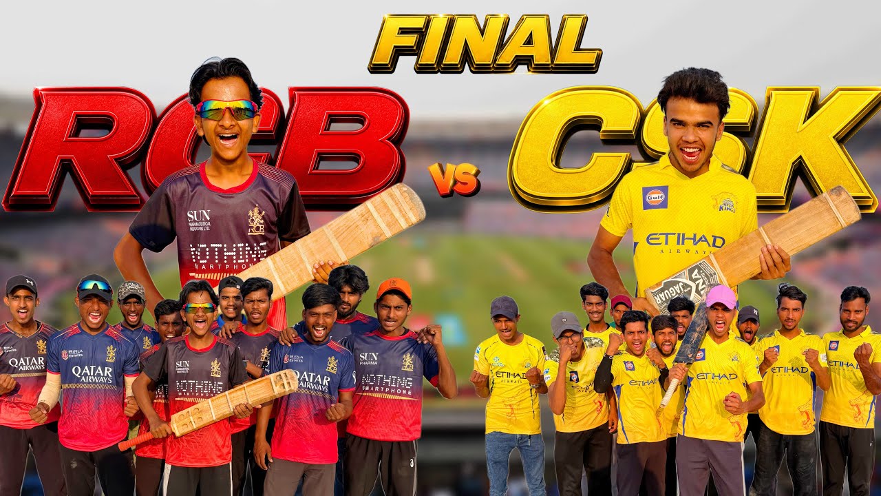 RCB vs CSK Match ⚡️ FINAL 🔥Kids Ipl 2026 Season 1 😍