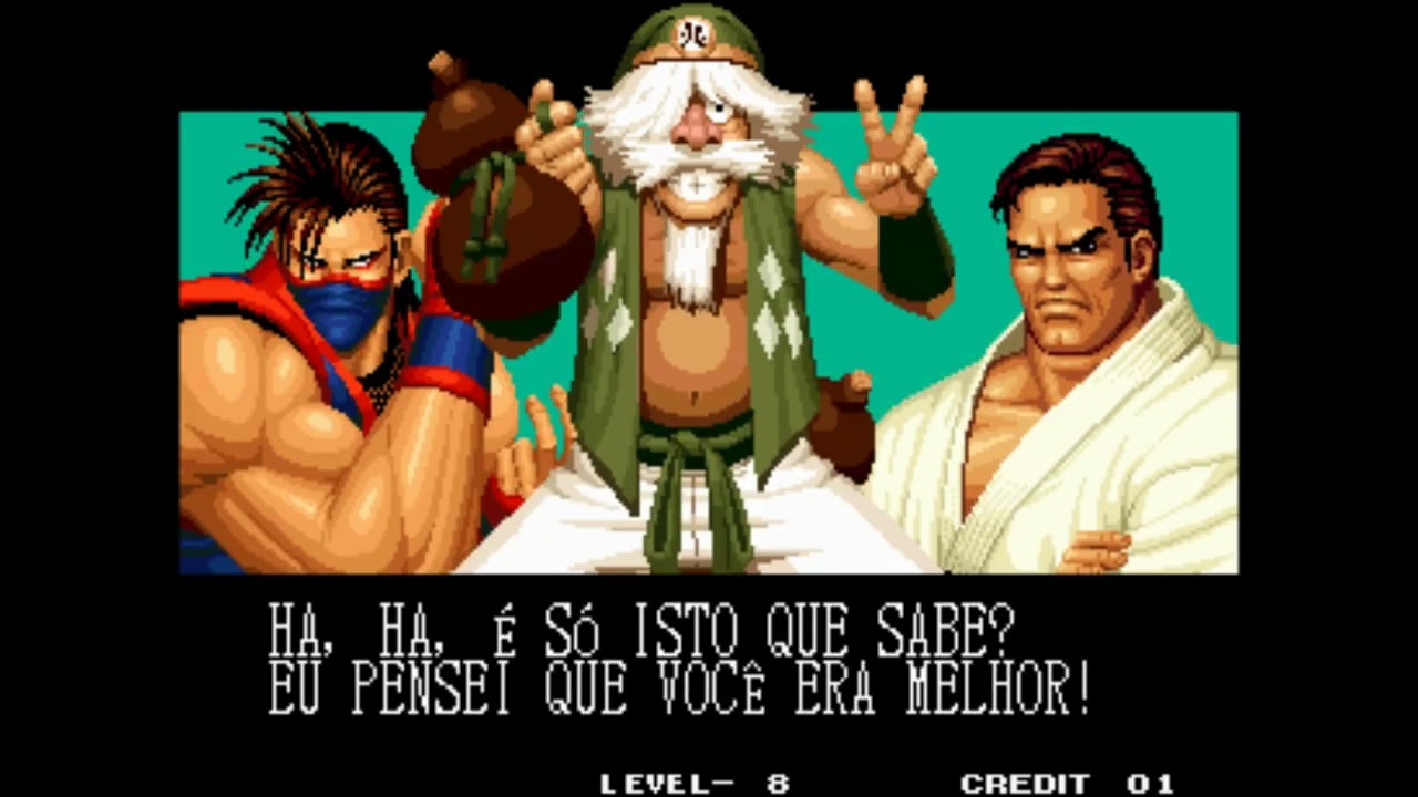 THE KING OF FIGHTERS 95 NEOGEOMVS ARCADE LEVEL8 EIJI KISARAGI TAKUMA SAKAZAKI CHIN GENTSAI SEM FINAL