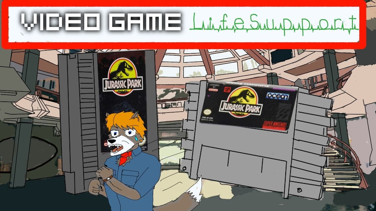 Video Game Life Support-Jurassic Park (NES vs SNES)