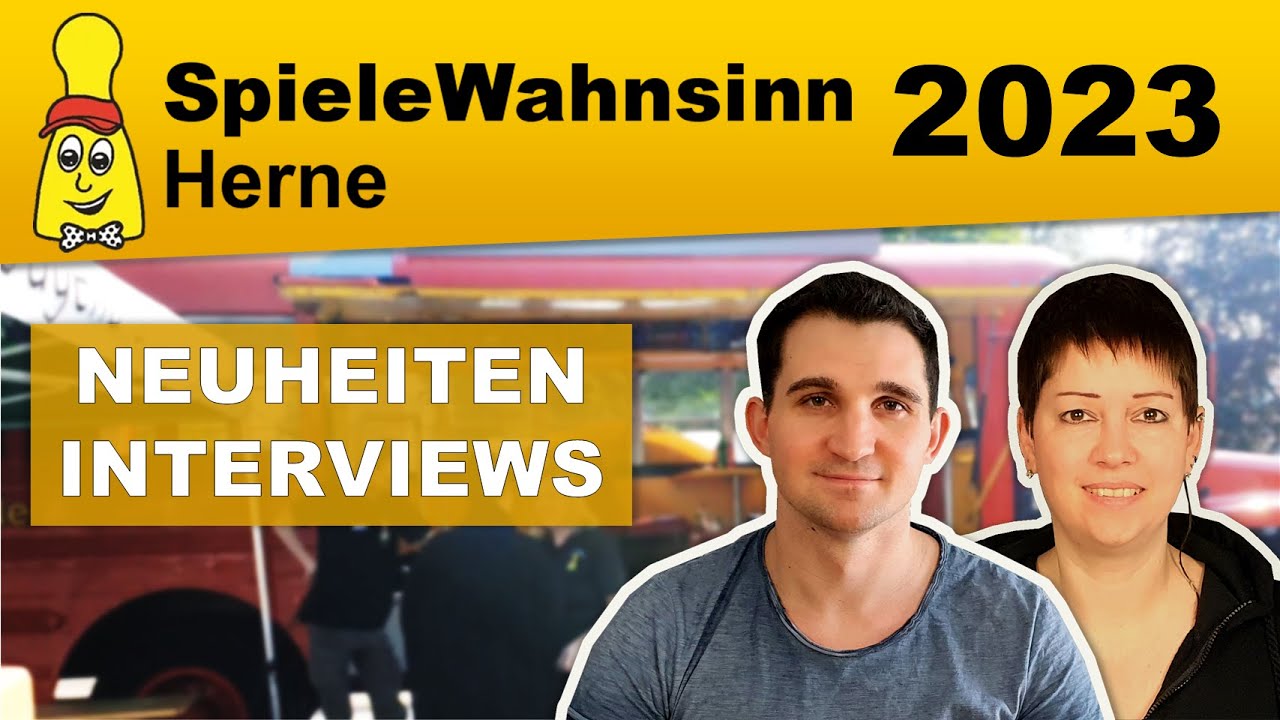 Herner Spielewahnsinn 2023 Brettspiel Neuheiten Spannende Interviews von Brettspielmesse Herne #Vlog