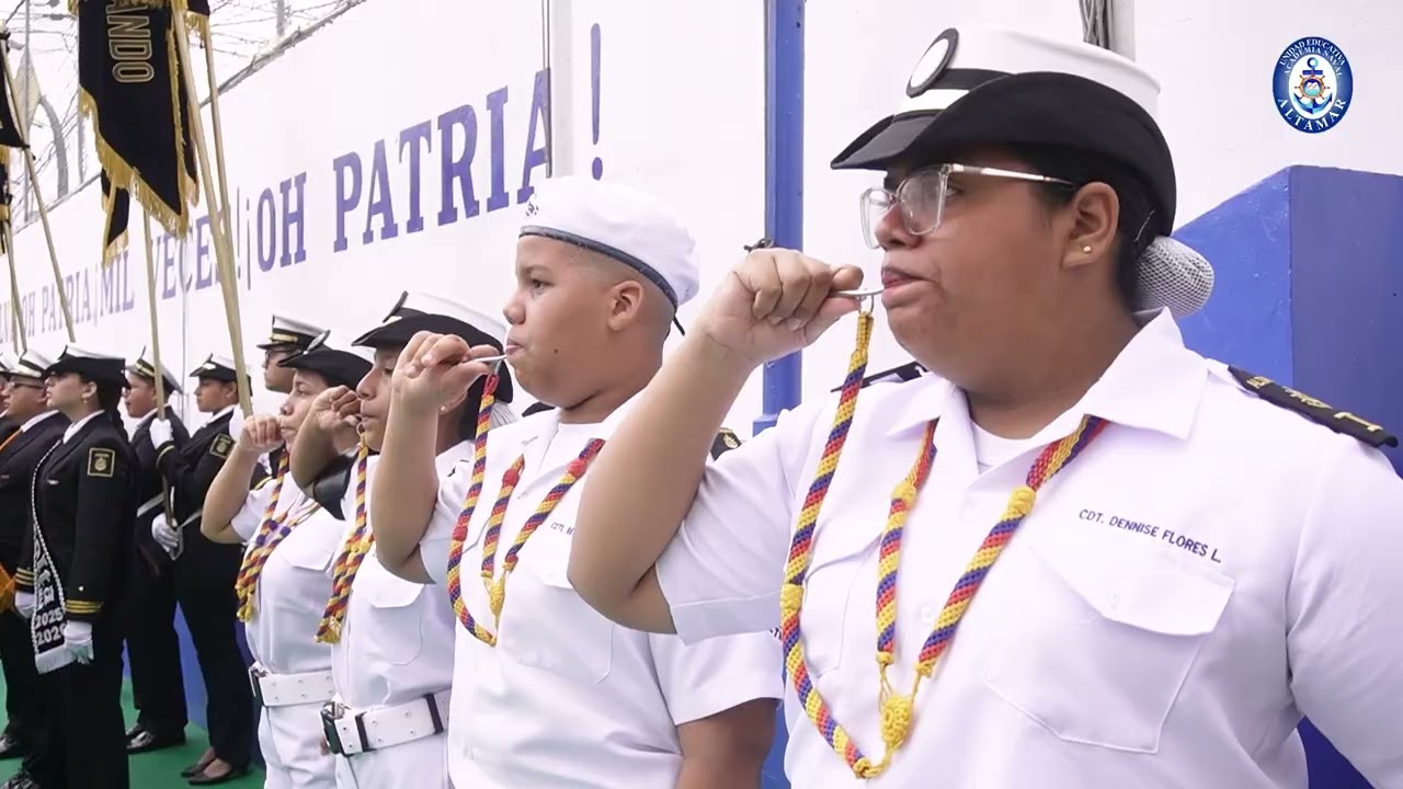 JURAMENTO A LA BANDERA - JORNADA MATUTINA - ACADEMIA NAVAL ALTAMAR
