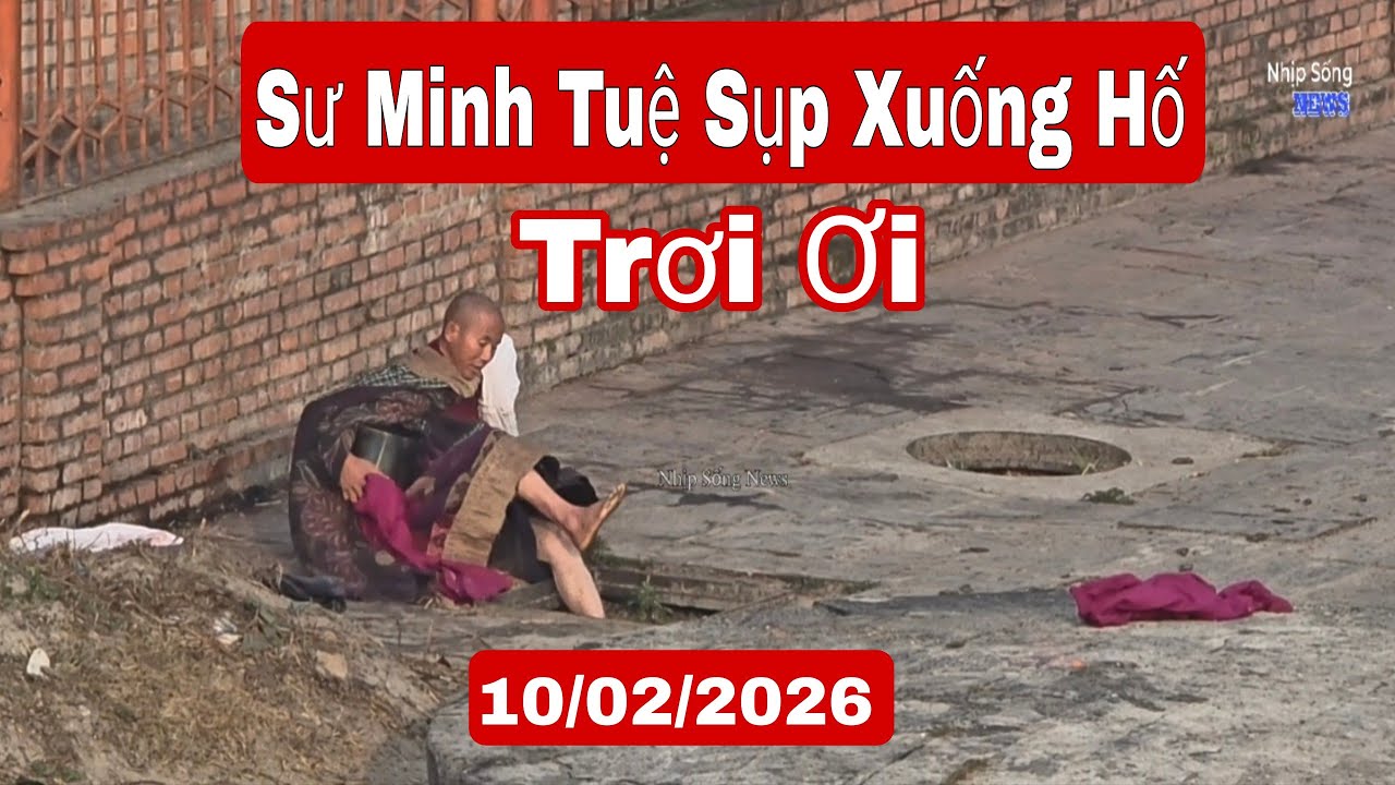 Trời ơi! sơ &yacute; sư Minh Tuệ xụp xuống hố, mong ch&acirc;n thầy kh&ocirc;ng sao thương thầy qu&aacute; 10/2/26