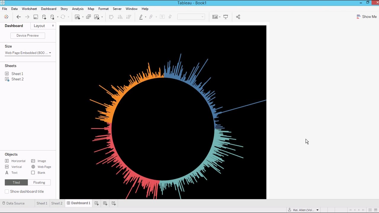 Tableau Tutorial 67: Radial Bar Chart Using Table Calculation