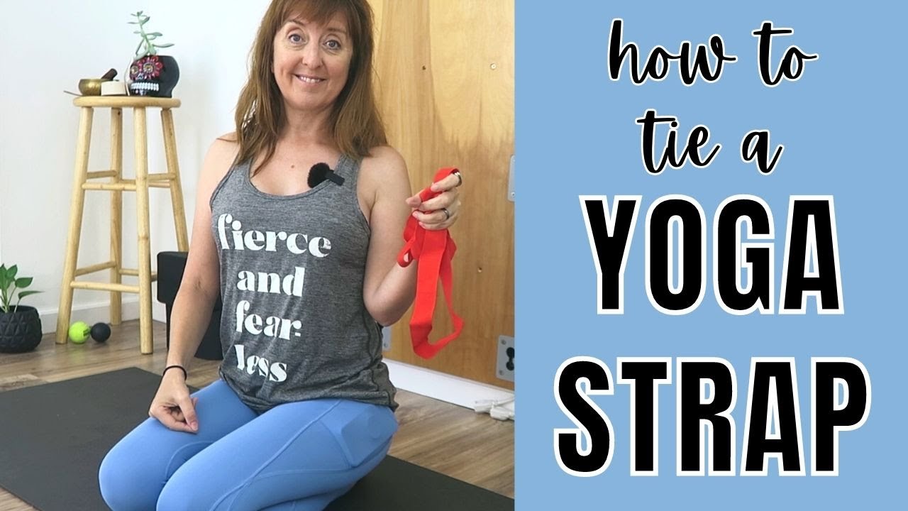 How to Tie a Yoga Strap with D rings - Tips to Fasten Your Yoga Strap for Beginners