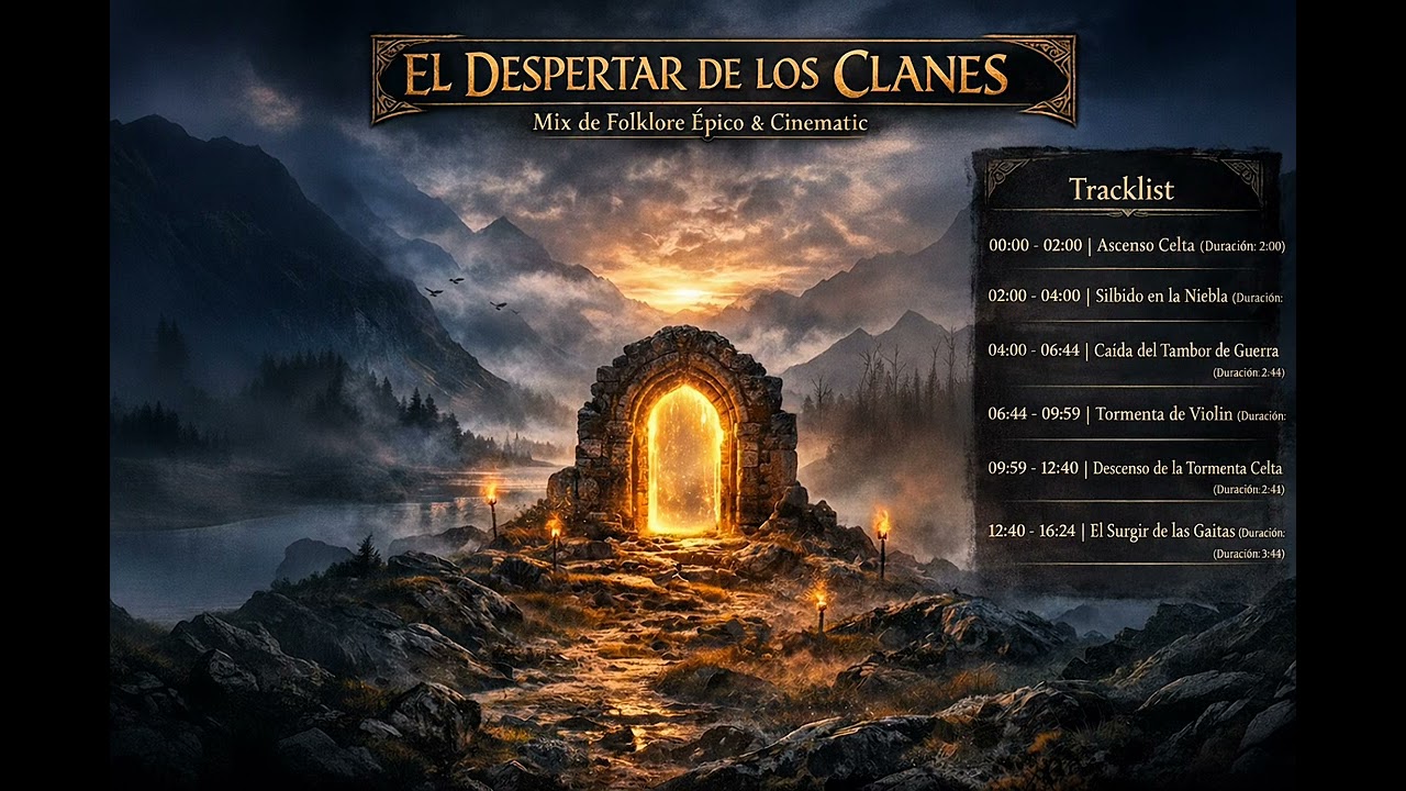 ​🔥 MIX CELTA ÉPICO: El Despertar de los Clanes (Folklore Cinematic & War Drums)