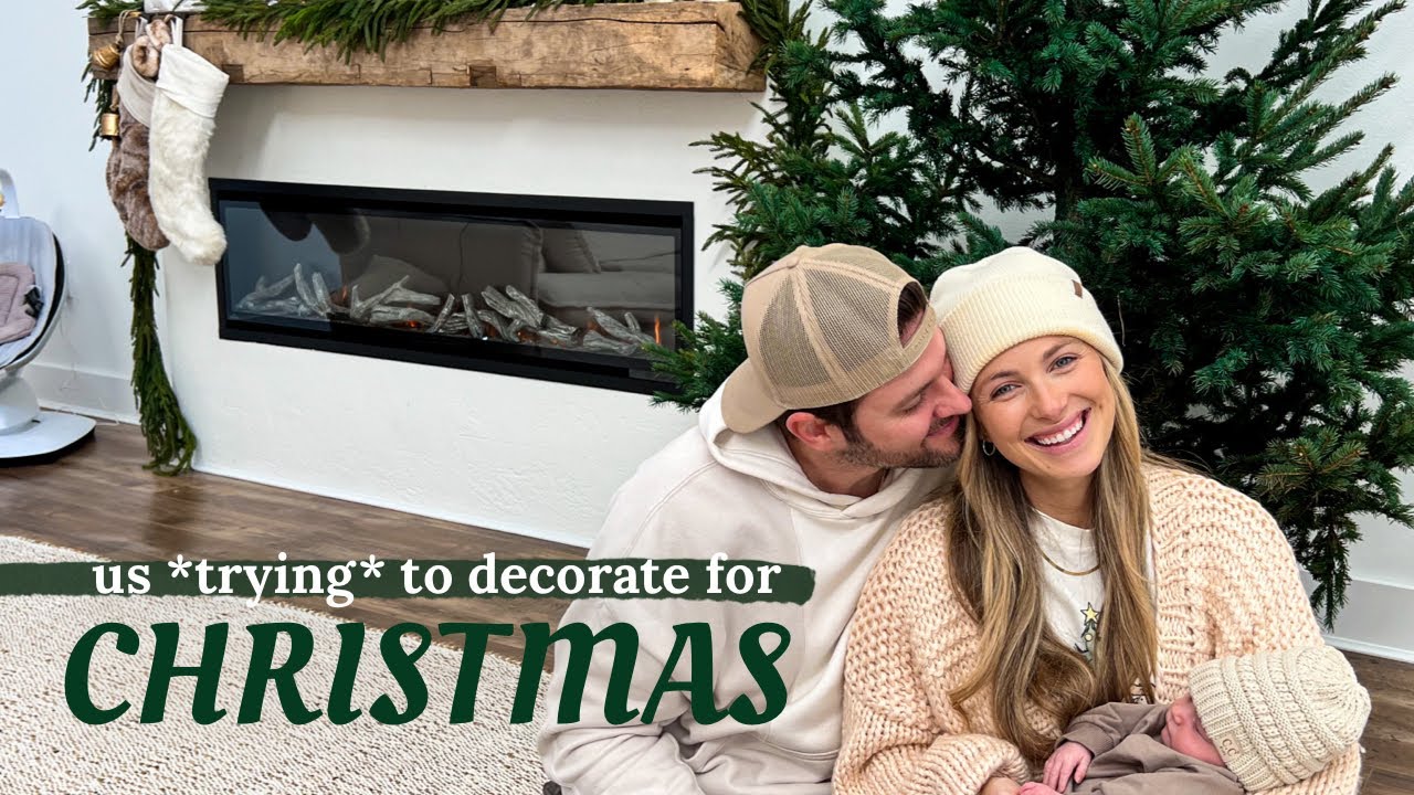 this didn't go as planned | decorate for Christmas with us!