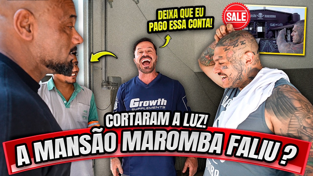 MANSÃO MAROMBA FALIU? - CARIANI PAGOU A CONTA DE LUZ !!