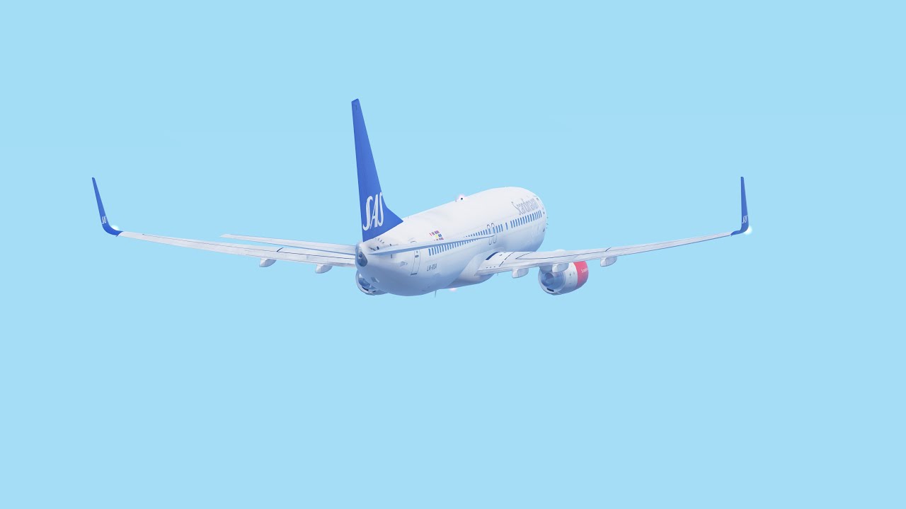 SAS Scandinavian Airlines Boeing 737-800 takeoff CPH/EKCH RWY 04L (Infinite Flight)