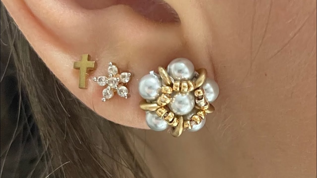Tutorial Orecchini a lobo / #anello Fior di perla #tessitura #perline #earrings #orecchini#tutorial