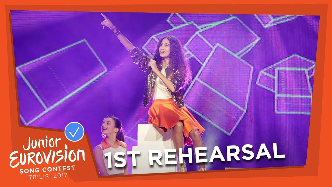 CYPRUS 🇨🇾 - EXCLUSIVE REHEARSAL FOOTAGE: NICOLE NICOLAOU - I WANNA BE A STAR - JESC 2017