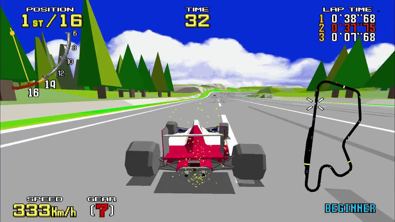 Sega Ages: Virtua Racing - Big Forest: 3'09