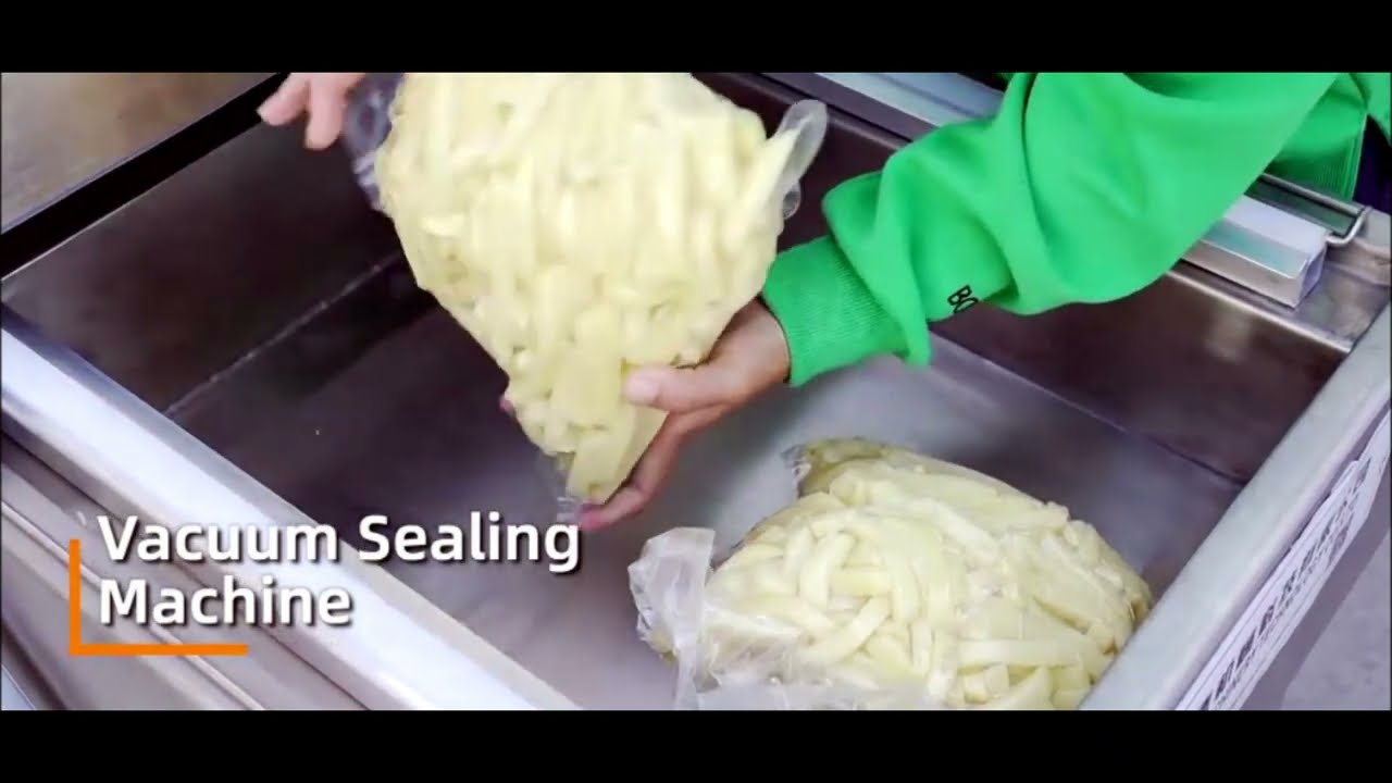 frite fraîche  sous vide #pommesfrites #frenchfries #pommedeterre #frites #fishandchips #chips