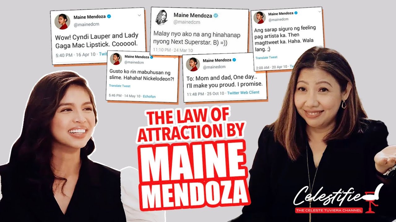 EP1-8: The Law of Attraction by Maine Mendoza | The Celeste Tuviera Channel