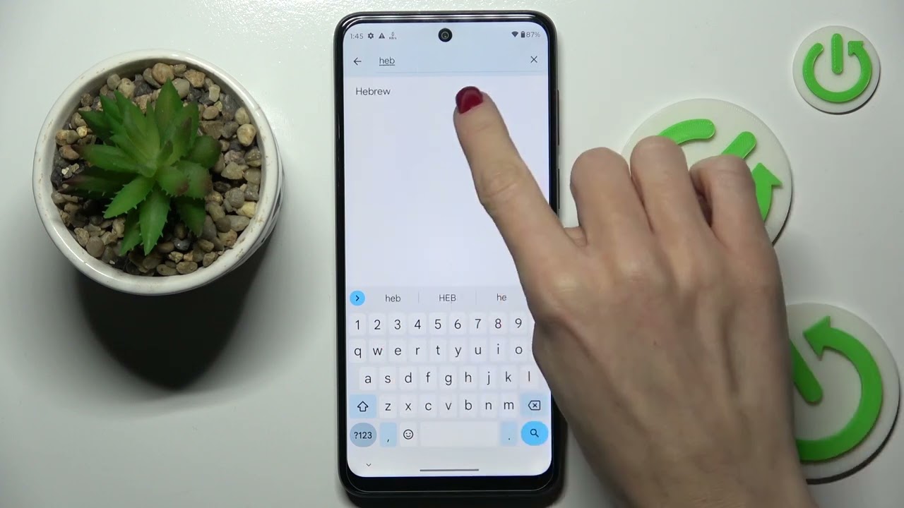 How to Change the Keyboard Language on a MOTOROLA Moto G53 - Modify Input Language