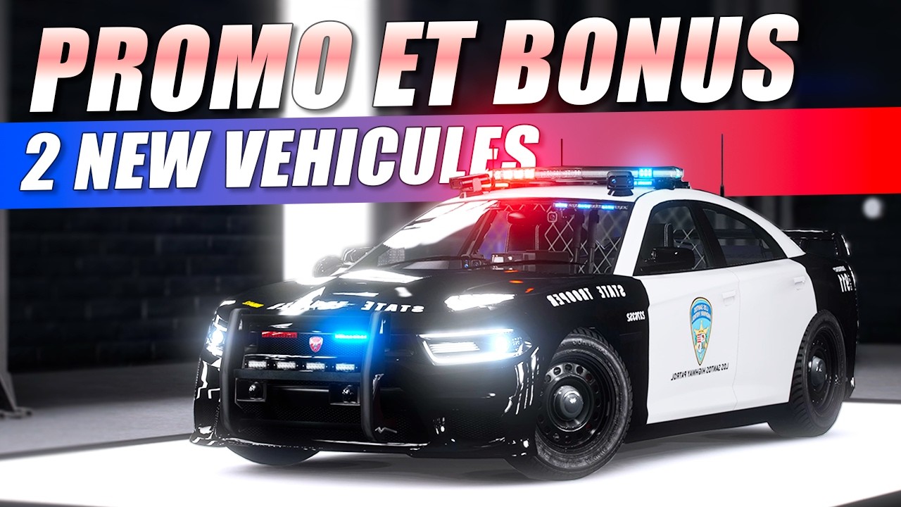 2 NOUVEAUX VEHICULES POLICE !! PROMO ET BONUS DE LA SEMAINE - GTA ONLINE