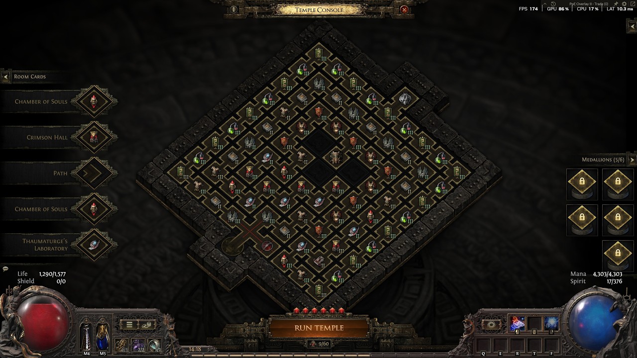 Path of Exile 2 - 77 Room Uber Temple Run
