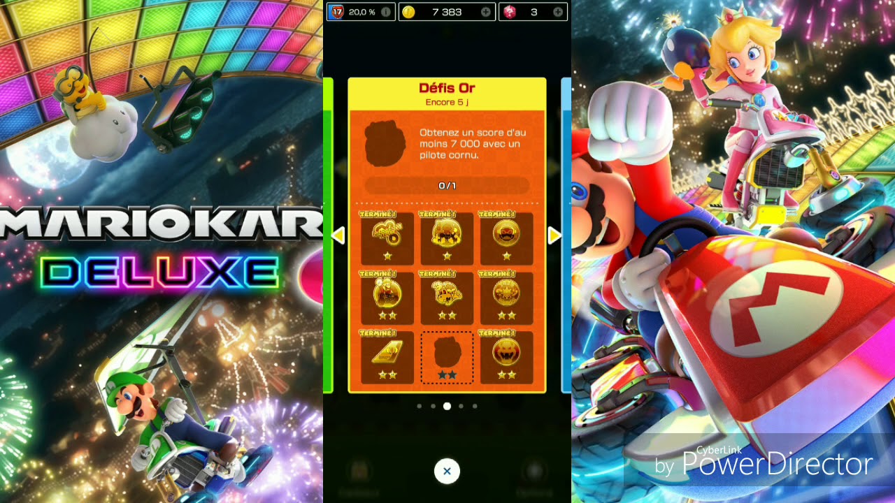 OBTENEZ UN SCORE D'AU MOINS 7 000 AVEC UN PILOTE CORNU #DÉFI OR MARIO KART TOUR