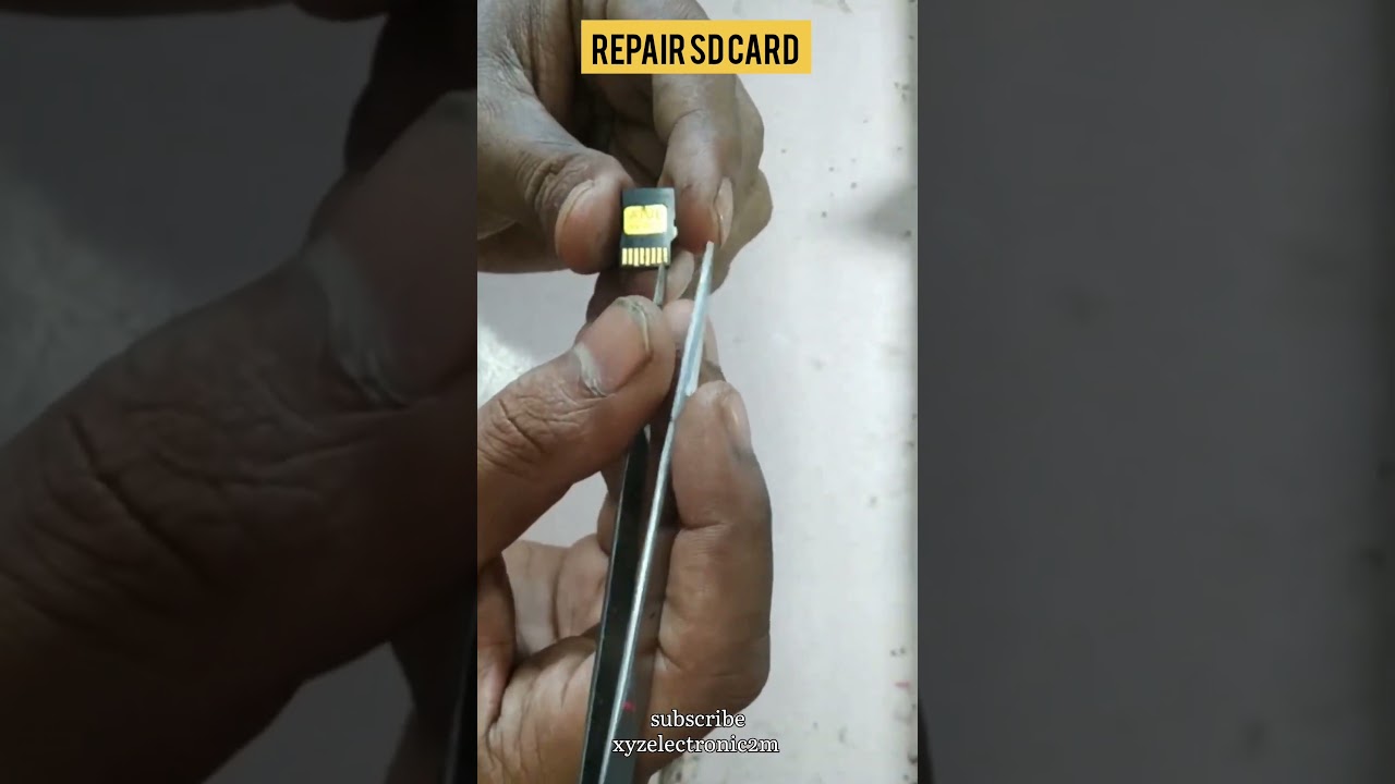 repair SD card in 2 minutes #shorts #repair #sd #cards #memory #trending #viral #diy #ytshorts #how