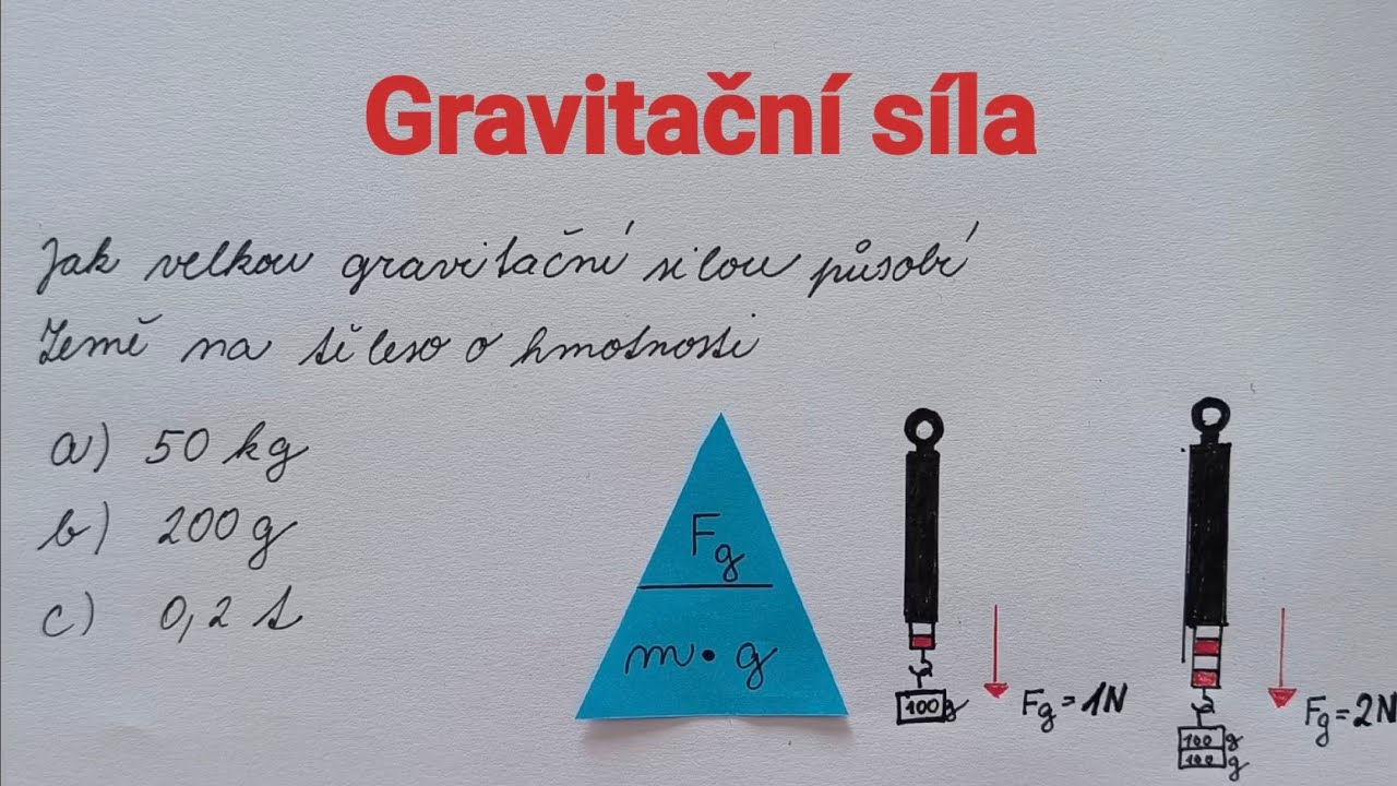 Gravitační síla 1
