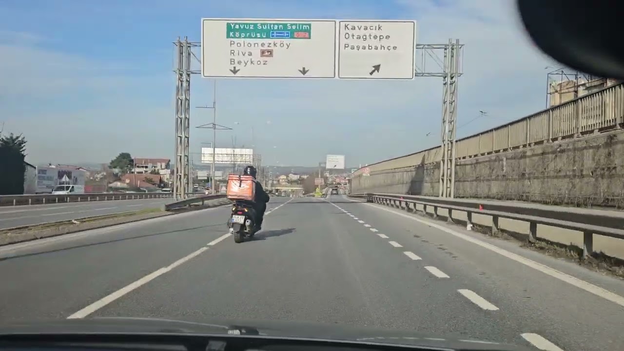 Kavacık Beykoz bağlantı yolundayız