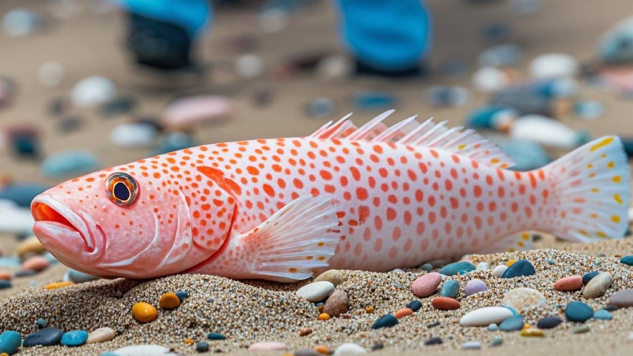 風浪過後海灘上都是被擱淺的魚兒，現在還很新鮮，剛開始趕海就爆桶啦！【牛牛趕海海鮮】