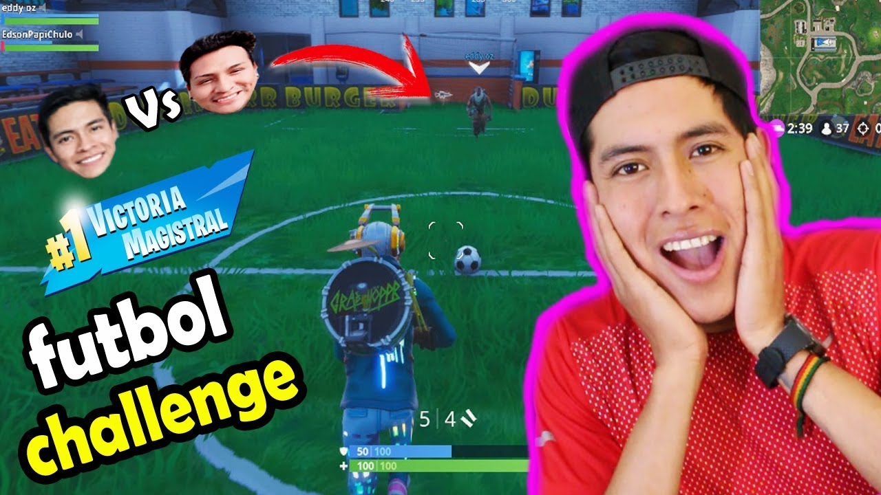 FORNITE challenge con CASTIGO | Epic Reto de Futbol + Victoria Magistral