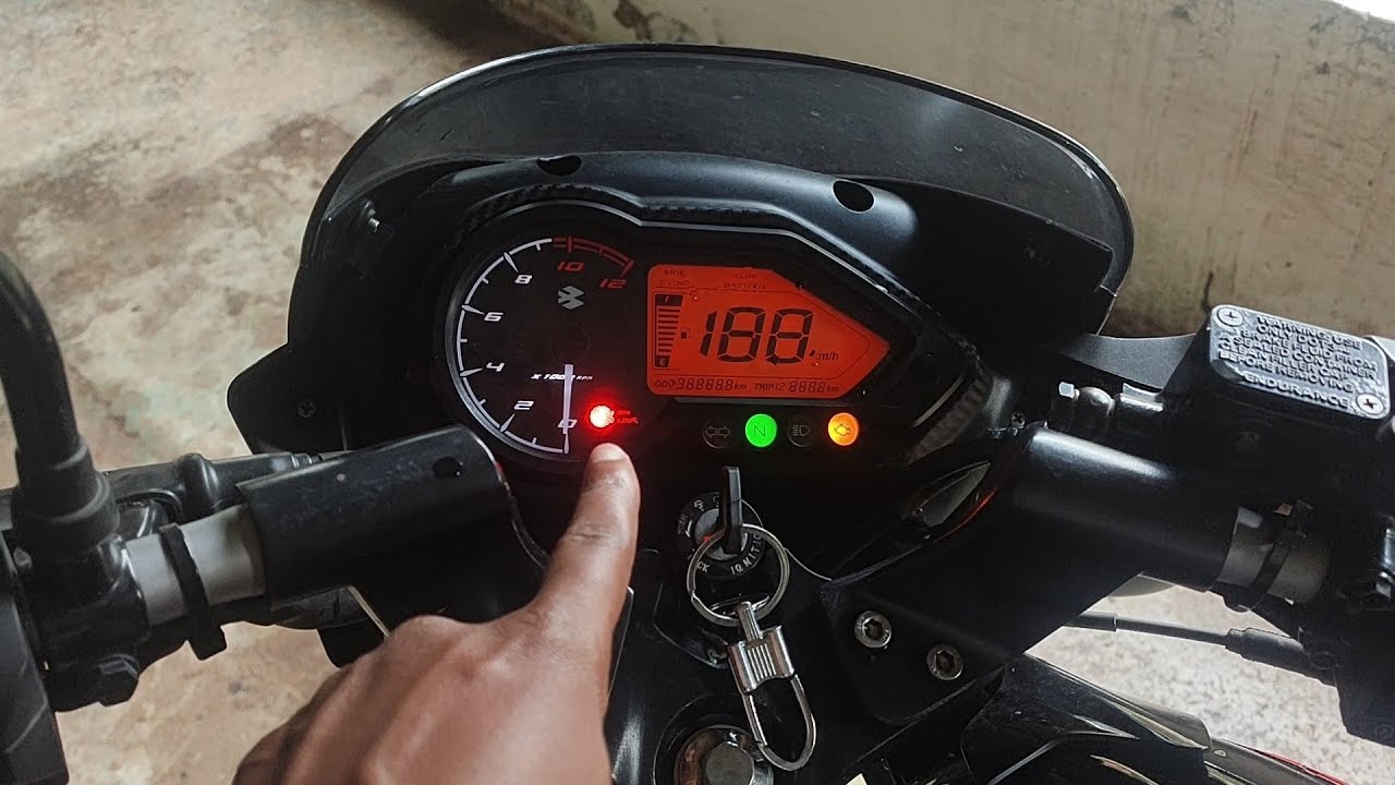 Rpm warning light