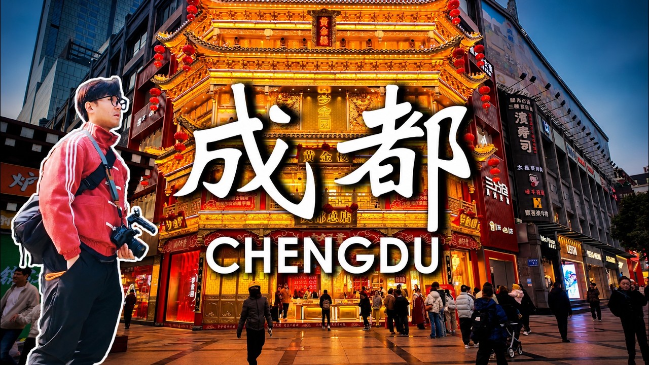 🇨🇳 Chengdu’s Busiest Street?! Chunxi Road Daytime + Jinli Old Street | China Solo Guide EP6
